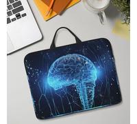 Custodia per computer portatile da 14 pollici, leggera, impermeabile, antiurto, morbida, custodia da viaggio per tablet con intelligenza artificiale, custodia da viaggio con manico per notebook da 13