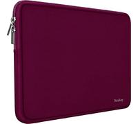 Custodia per computer portatile da 14 pollici, resistente in neoprene per computer portatile/notebook/tablet, borsa da trasporto per HP, Lenovo, Asus Notebook, Ultrabook, rosso vino