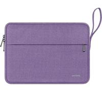 Custodia per computer portatile da 14", resistente all'acqua, con manico, antiurto, protettiva, compatibile con MacBook Air/Pro da 14", HP, Dell, Lenovo, viola