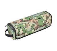 Custodia per computer portatile da 15-16 pollici e tappetino resistente al calore con cerniera Koala e scena montana ferro arricciacapelli borsa da viaggio