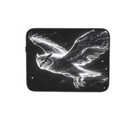Custodia per computer portatile da 15 pollici con gufo e cielo notturno | Borsa portatile per il trasporto del notebook della cartella del tablet per il lavoro