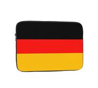 Custodia per computer portatile da 15 pollici con stampa bandiera germania, accessorio essenziale per pendolari e uso in ufficio