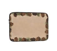 Custodia per computer portatile da 15 pollici, custodia protettiva morbida con stampa a pigna, borsa sottile e leggera appositamente compatibile con MacBook da 15 pollici, adatta per alcuni PC