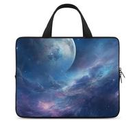 Custodia per computer portatile da 15 pollici, custodia protettiva sottile con nebulosa e luna