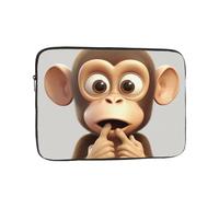 Custodia per computer portatile da 17 pollici, impermeabile, resistente agli urti, borsa per il trasporto di notebook The Silent Monkey leggera