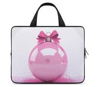 Custodia per computer portatile da 17", ultra sottile, leggera e impermeabile, in neoprene resistente, con cinghia da polso, colore: rosa