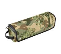 Custodia per computer portatile da 33 a 35,5 cm e tappetino resistente al calore con cerniera mimetica con albero di salice per strumenti per capelli