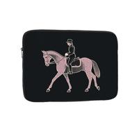 Custodia per computer portatile, da dressage, dressage, cavaliere, borsa per computer portatile, custodia protettiva per notebook da 13 pollici