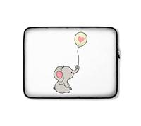 Custodia per Computer Portatile Elephant Love Borsa Porta Comfyable Multicolore Portatile Borsa 15In, per Laptop, Computer Portatile