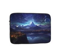 Custodia per computer portatile, fantasia con scena notturna, borsa per computer portatile da 10 pollici, custodia protettiva per notebook