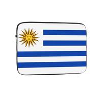 Custodia per Computer Portatile Flag of Uruguay Borsa da Trasporto Multicolore Impermeabile Custodia per Laptop, per Computer, Office, Notebook, 15In