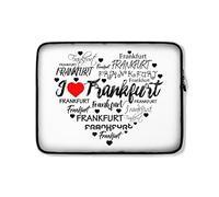 Custodia Per Computer Portatile Frankfurt Sport Heart Letters Pattern Borsa Porta Antiurto Comfyable Sleeve Per Laptop 15In, Per Computer Portatile, Notebook
