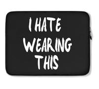 Custodia per Computer Portatile Funny Ma-SK I Hate Wearing This Borsa per Laptop Multicolore Impermeabile Custodia Protettiva per Laptop 15In, per Laptop, Notebook