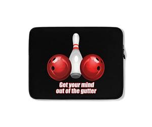 Custodia per Computer Portatile Get Your Mind out of Gutter Funny Bowling Custodia per Laptop Multicolore Impermeabile Custodia Protettiva per Laptop 15In, per Computer Portatile, Notebook