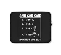 Custodia per Computer Portatile God Said Equations Maxwell Custodia Protettiva per Laptop Multicolore Impermeabile Borsa per Laptop 15In, per Laptop, Notebook