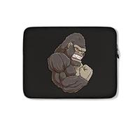 Custodia per Computer Portatile Gorilla At The Gym Sleeve per Laptop Antiurto Multicolore Portatile Borsa 15In, per Computer Portatile, Notebook