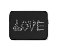 Custodia per Computer Portatile Hairstylist Barber Love Borsa da Trasporto Comfyable Impermeabile Custodia Notebook 15In, per Computer Portatile, Notebook