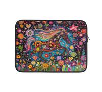 Custodia Per Computer Portatile Happy Horse Print Borsa Porta Multicolore Antiurto Custodia Per Laptop 15In, Per Computer Portatile, Notebook