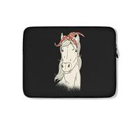 Custodia Per Computer Portatile Horse Lover Riding Horseback Horse Girl And Women Borsa Da Trasporto Resistente Antiurto Custodia Notebook 15In, Per Laptop, Computer Portatile