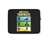 Custodia per Computer Portatile How To Be A Triathlete Triathlon Custodia Protettiva per Laptop Antiurto Resistente Borsa da Trasporto 15In, per Laptop, Notebook