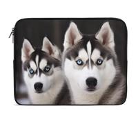 Custodia per Computer Portatile Husky Dog Borsa da Trasporto Resistente Comfyable Portatile Borsa, per Office, Travel, Notebook, 15In