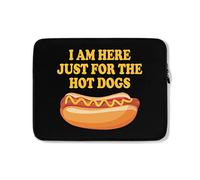 Custodia per Computer Portatile I Am Here Just for The Hot Dogs Portatile Borsa Multicolore Antiurto Borsa Porta 15In, per Laptop, Notebook