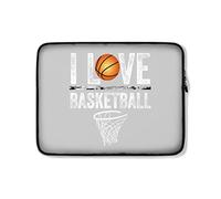 Custodia per Computer Portatile I Love Basketball Web Custodia Notebook Multicolore Impermeabile Borsa da Trasporto 15In, per Notebook, Laptop
