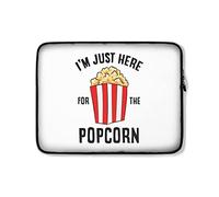 Custodia per Computer Portatile I'm Just Here for The Popcorn Cinema Watching Movies Funny Custodia Protettiva per Laptop Multicolore Impermeabile Borsa da Trasporto 15In, per Laptop, Notebook