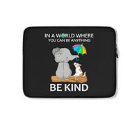 Custodia per Computer Portatile in A World Where You Can Be Anything Be Kind Sleeve per Laptop Resistente Multicolore Borsa per Laptop 15In, per Computer Portatile, Notebook