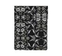 Custodia per computer portatile in pelle di alta qualità con ricamo di colibrì e fiori, elegante custodia per MacBook da 13 pollici con design completo per modelli 2018 e più recenti