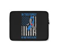 Custodia Per Computer Portatile In This Family No One Fights Alone Type 1 Diabetes Awareness Borsa Da Trasporto Multicolore Impermeabile Sleeve Per Laptop 15In, Per Computer Portatile, Laptop