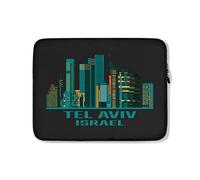 Custodia Per Computer Portatile Israele Tel Aviv Portatile Borsa Comfyable Custodia Notebook Antiurto Borsa Da Trasporto, Per Notebook, Computer Portatile, 15in