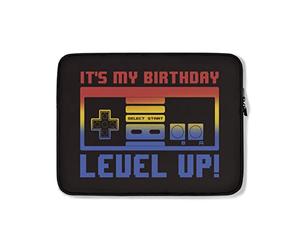 Custodia per Computer Portatile It's My Birthday Level Up Custodia per Laptop Multicolore Comfyable Custodia Notebook 15In, per Computer Portatile, Notebook