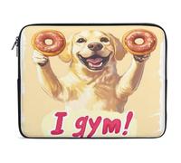 Custodia per Computer Portatile Labrador Dog Fitness Sleeve per Laptop Resistente Multicolore Custodia per Laptop, per Computer, Office, Travel, 15In