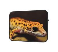Custodia per Computer Portatile Leopard Little Gecko Borsa Porta Multicolore Impermeabile Custodia per Laptop, per Notebook, Office, Computer, 15In