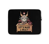 Custodia Per Computer Portatile Let‘S Make A Deal Funny Cute Evil Baphomet Custodia Notebook Multicolore Comfyable Borsa Da Trasporto 15In, Per Computer Portatile, Laptop