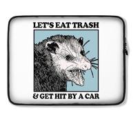 Custodia per Computer Portatile Let's Eat Trash & Get Hit By A Car Funny Possum Lovers Custodia Notebook Resistente Comfyable Borsa per Laptop 15In, per Notebook, Laptop