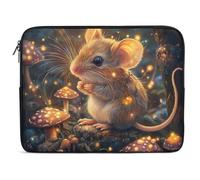 Custodia per Computer Portatile Little Mouse in The Tree Borsa Porta Comfyable Multicolore Custodia Notebook, per Office, Travel, Notebook, 15In