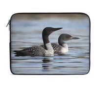 Custodia per Computer Portatile Loon Birds Sleeve per Laptop Multicolore Antiurto Custodia per Laptop, per Computer, Office, Travel, 15In