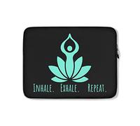 Custodia per Computer Portatile Lotus Yoga Meditation Borsa Porta Multicolore Impermeabile Custodia Notebook 15In, per Computer Portatile, Notebook