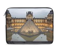 Custodia per Computer Portatile Louvre in Paris Sleeve per Laptop Resistente Comfyable Custodia Protettiva per Laptop, per Computer, Notebook, Office, 15In