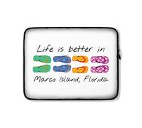 Custodia per Computer Portatile Marco Island Florida Custodia Notebook Antiurto Comfyable Portatile Borsa 15In, per Notebook, Laptop