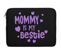 Custodia per Computer Portatile Mommy Is My Bestie Borsa Porta Antiurto Impermeabile Custodia Notebook, per Computer, Notebook, Travel, 15In