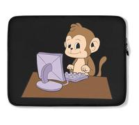 Custodia per Computer Portatile Monkey Programmer Custodia per Laptop Resistente Antiurto Custodia Notebook 15In, per Computer Portatile, Notebook