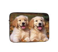 Custodia per computer portatile, motivo: Golden Retriever, cani, cuccioli, animali domestici, borsa per computer portatile da 15 pollici