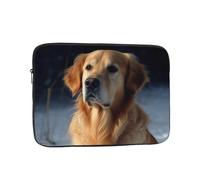 Custodia per computer portatile, motivo: Golden Retriever, custodia per computer portatile da 13 pollici