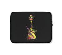 Custodia per Computer Portatile Music Guitar Musician Design Custodia Notebook Resistente Multicolore Borsa per Laptop 15In, per Computer Portatile, Laptop