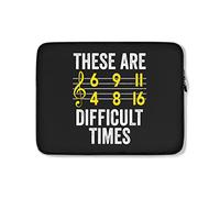 Custodia per Computer Portatile Musician These Notes Are Difficult Times Borsa Porta Antiurto Comfyable Custodia per Laptop 15In, per Computer Portatile, Notebook
