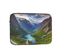 Custodia per Computer Portatile Norwegian Fjords Borsa da Trasporto Comfyable Resistente Portatile Borsa, per Computer, Notebook, Travel, 15In