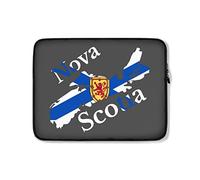 Custodia per Computer Portatile Nova Scotia Flag Map Portatile Borsa Antiurto Comfyable Sleeve per Laptop 15In, per Notebook, Laptop